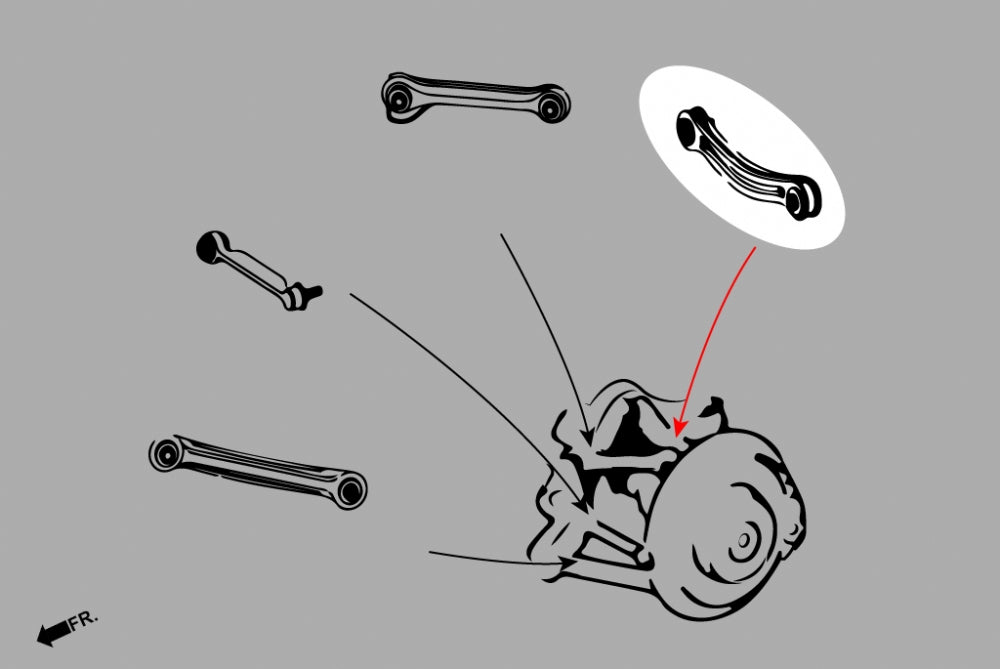 Rear Camber Kit Mercedes-Benz C-class, E-class, Slk/slc-class
