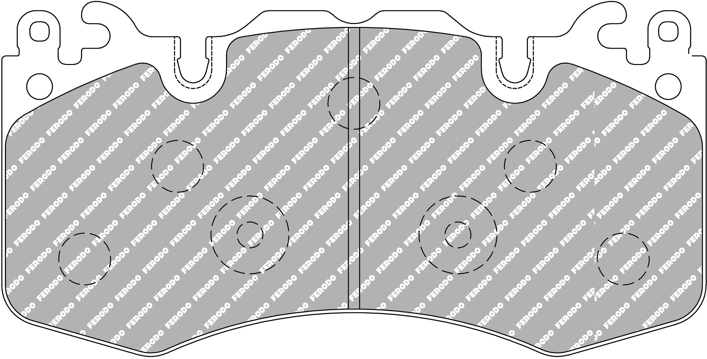 Ferodo Semi-Metallic Brake Pads | FER-FCP4379H