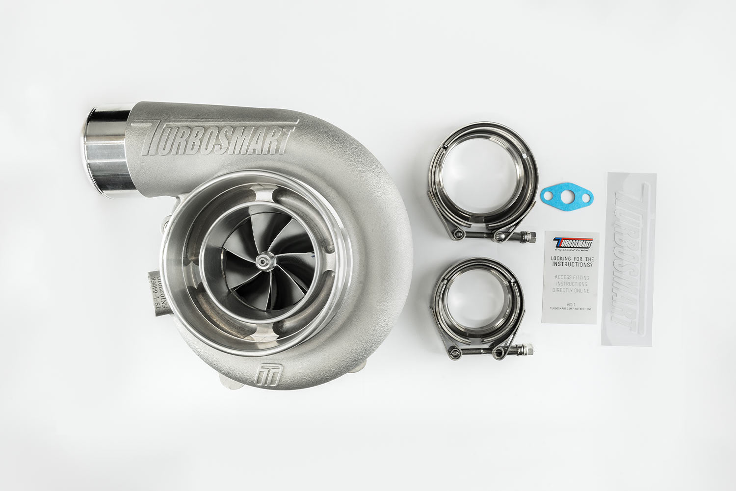 TS-1 Turbocharger 6466 V-Band 1.07AR Externally Wastegated (Reversed Rotation)