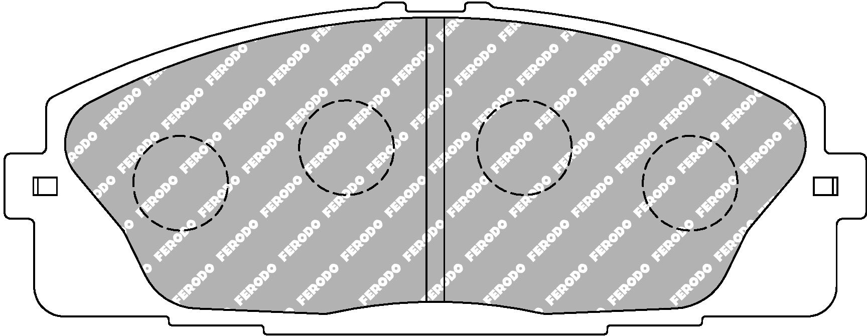 Ferodo Semi-Metallic Brake Pads | FER-FCP4327H
