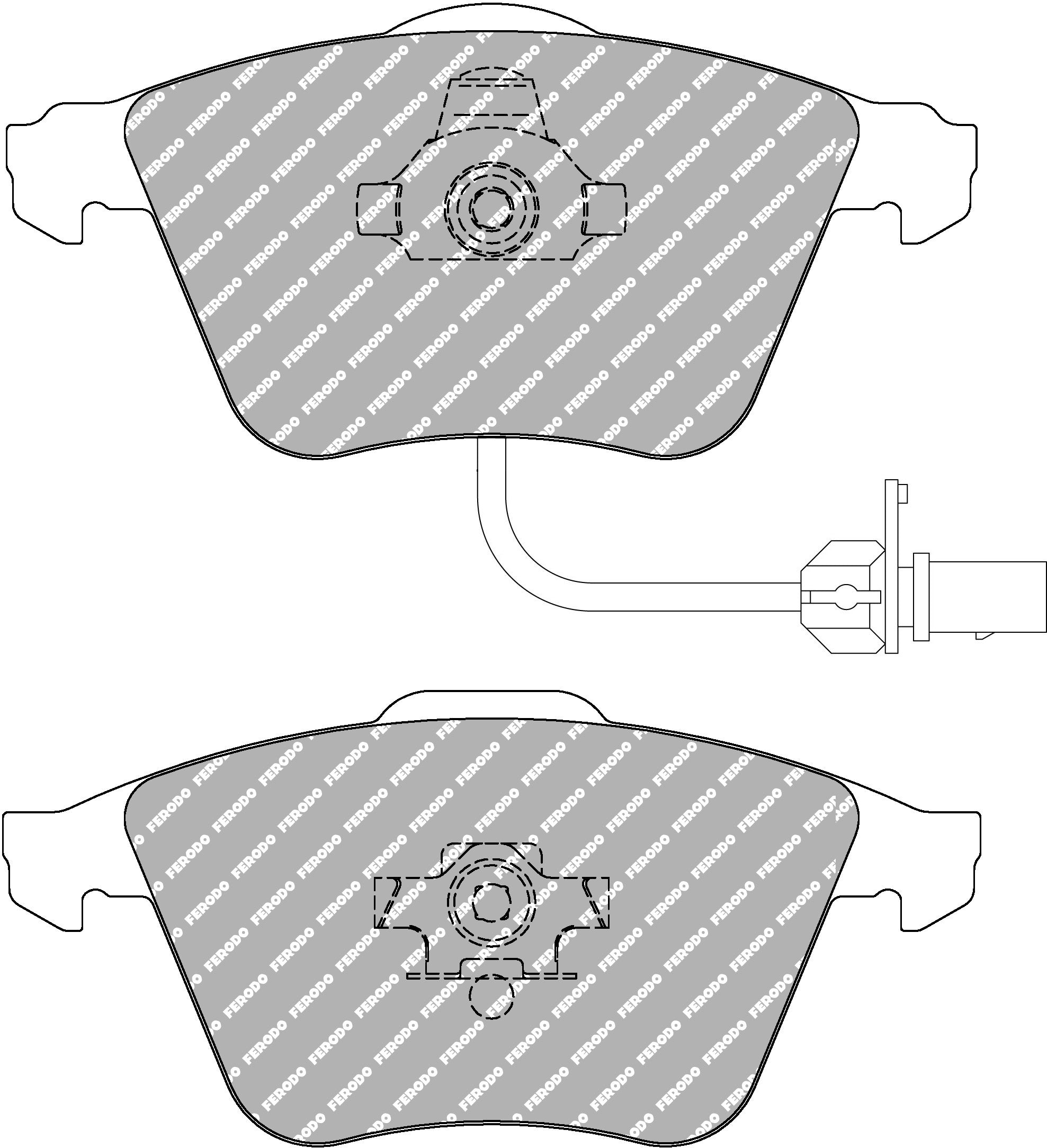 Ferodo Semi-Metallic Brake Pads | FER-FDS1629