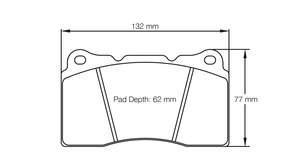 Pagid Racing RSC 1 Brake Pads - Rear | S2487C01001 - Pagid Racing brake pads