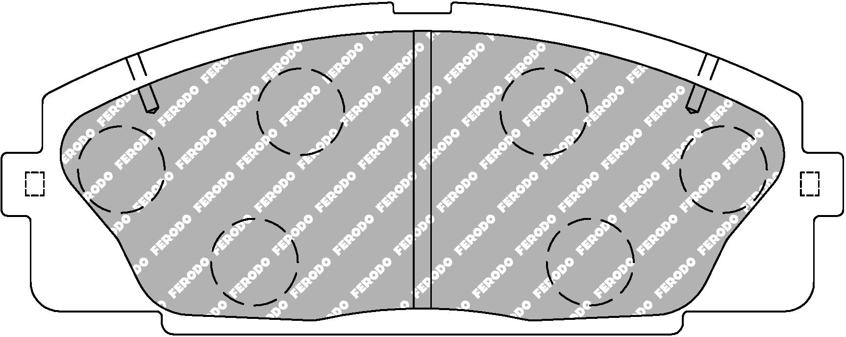 Ferodo Semi-Metallic Brake Pads | FER-FRP3127H