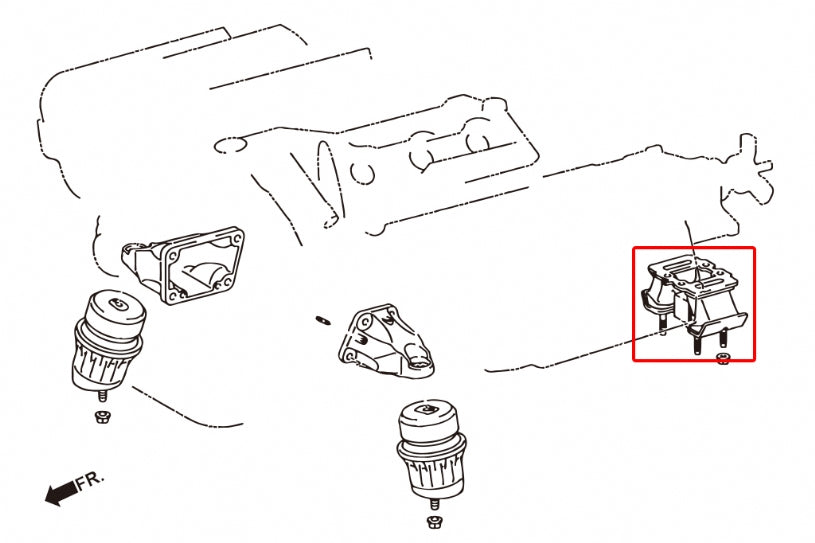 Transmission Mount Lexus, Toyota