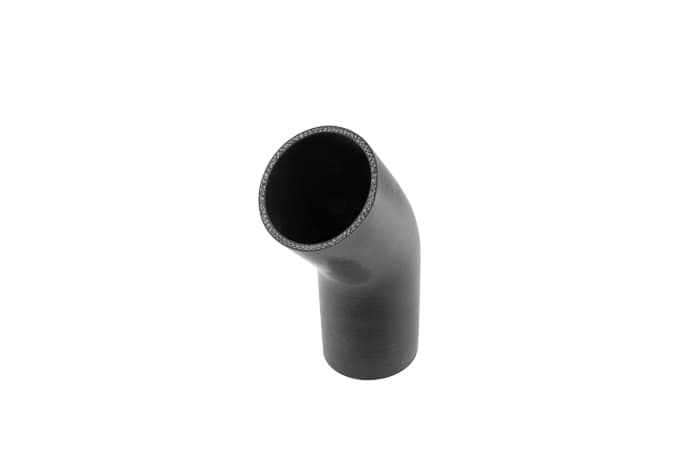 Silicon Hose 45 Elbow 2.75" BLACK by Turbosmart - performance upgrade from Torque Lab