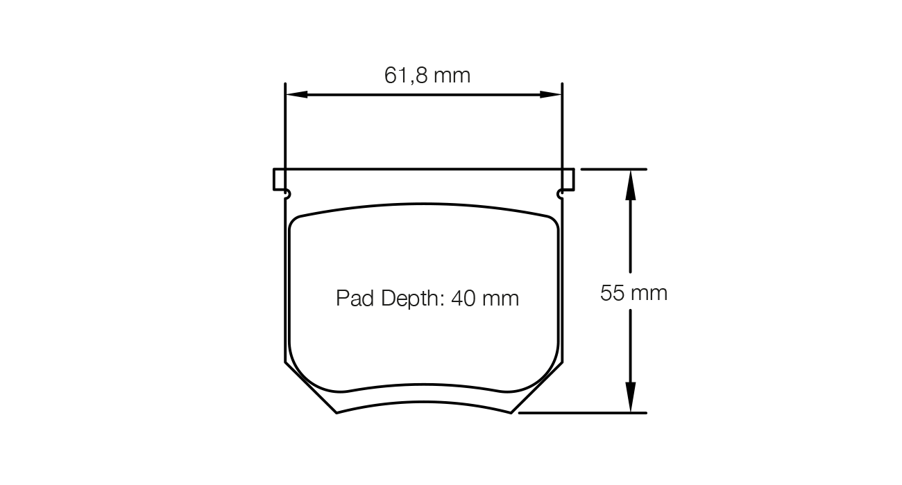 Pagid Racing RSH 42 Brake Pads - Brake | S8055H42001 - Pagid Racing brake pads