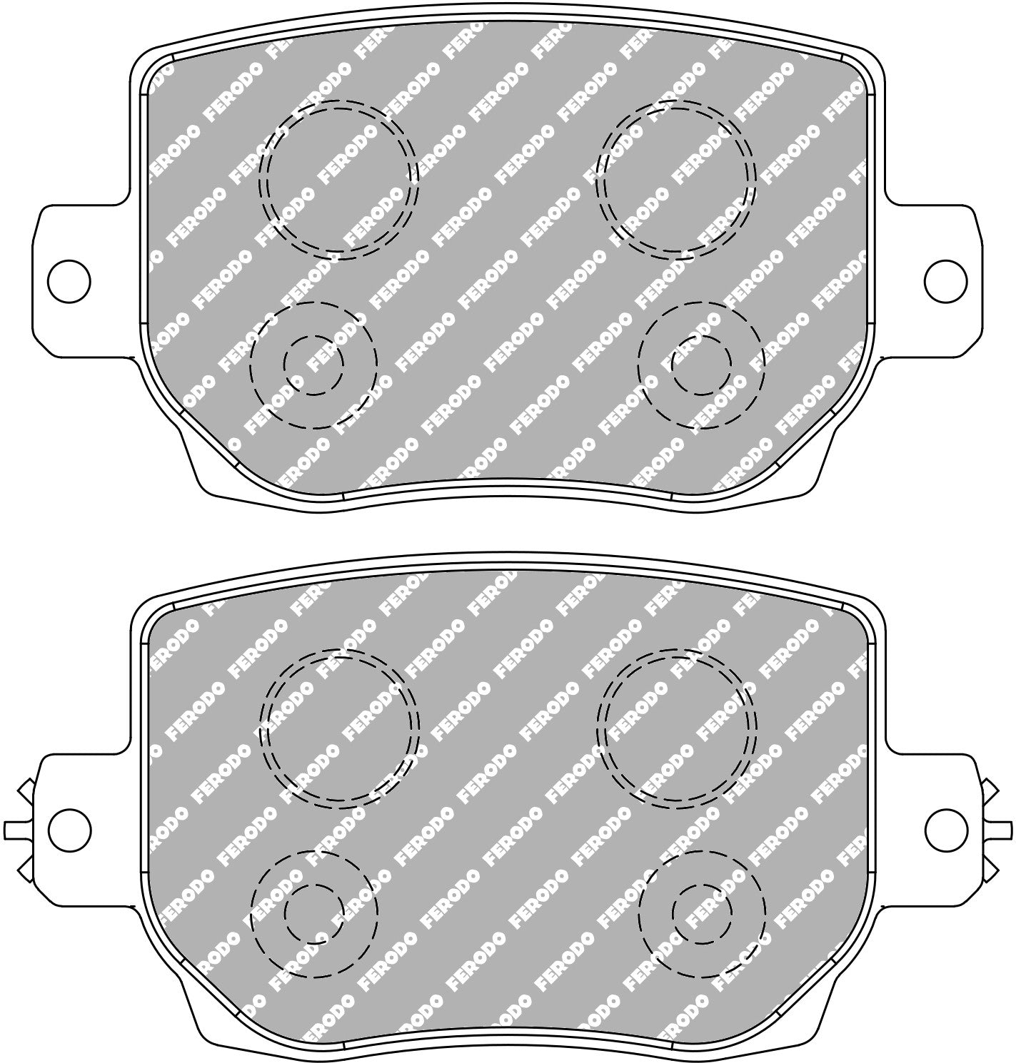 Ferodo Semi-Metallic Brake Pads | FER-FRP3162H