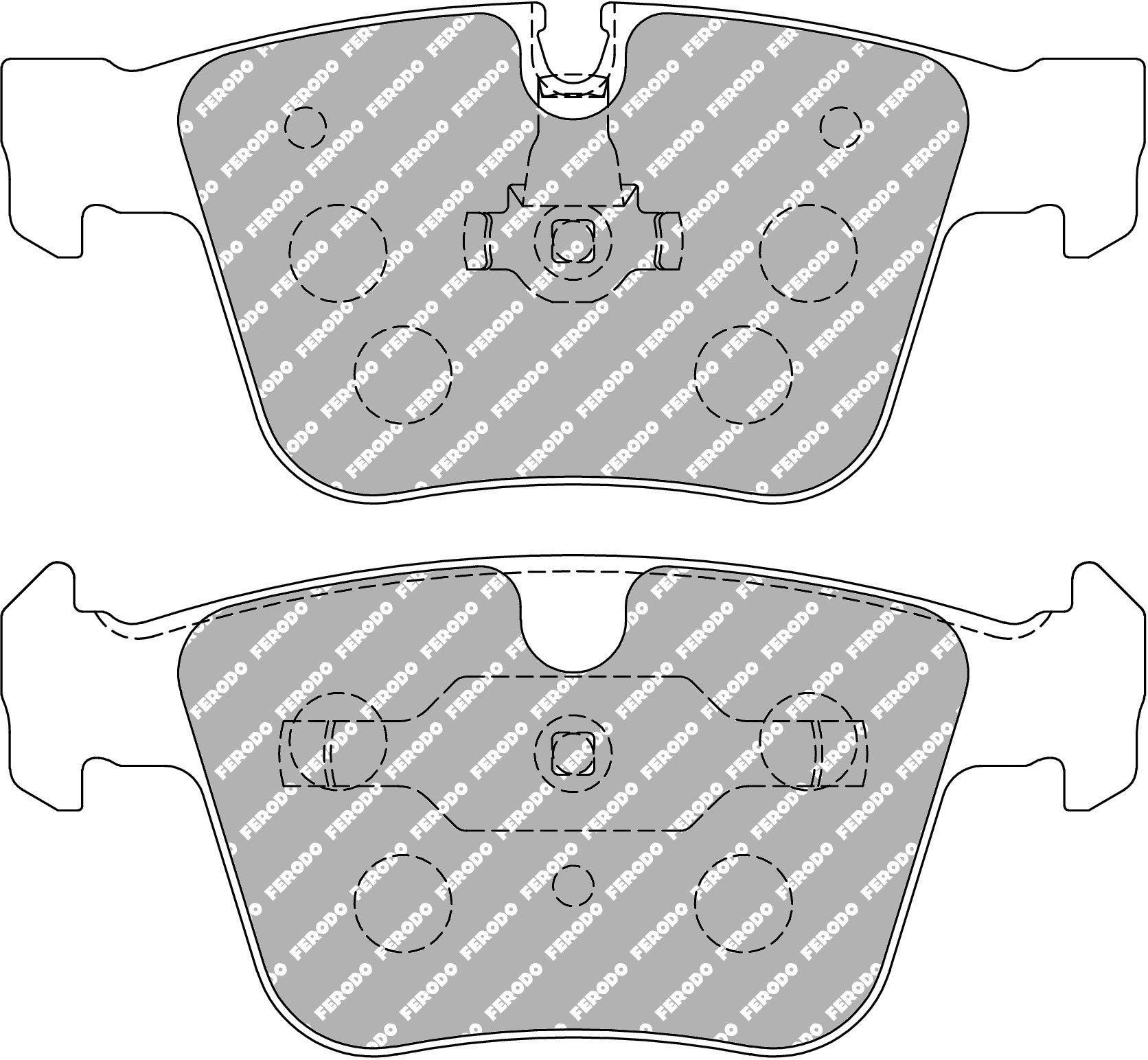 Ferodo Semi-Metallic Brake Pads | FER-FCP4413H