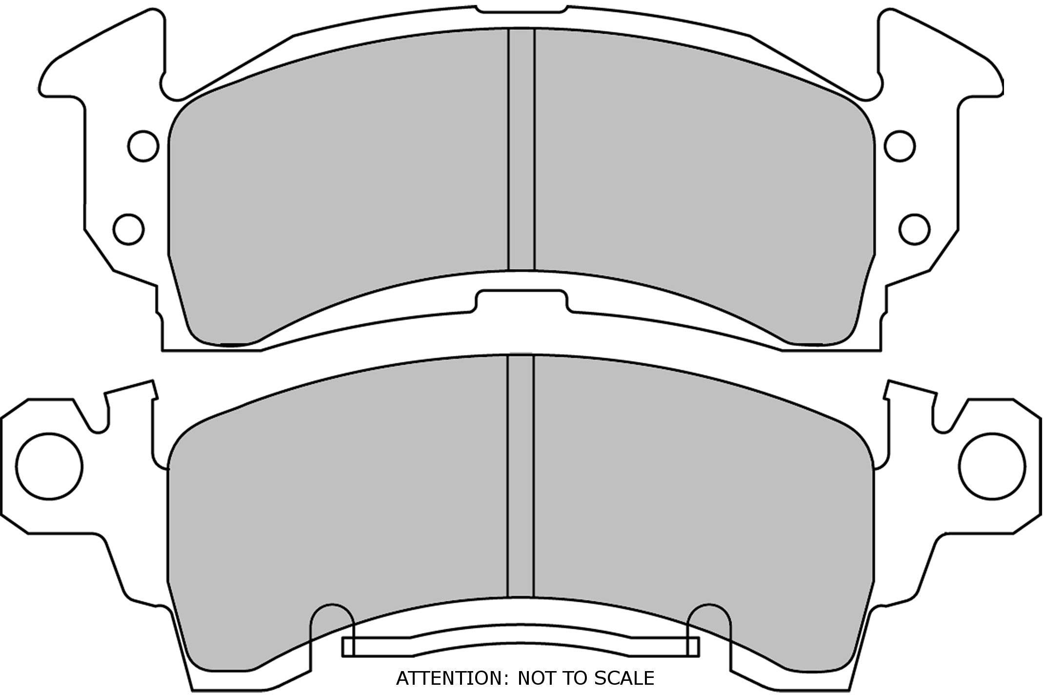 Ferodo Semi-Metallic Brake Pads | FER-FRP3057H