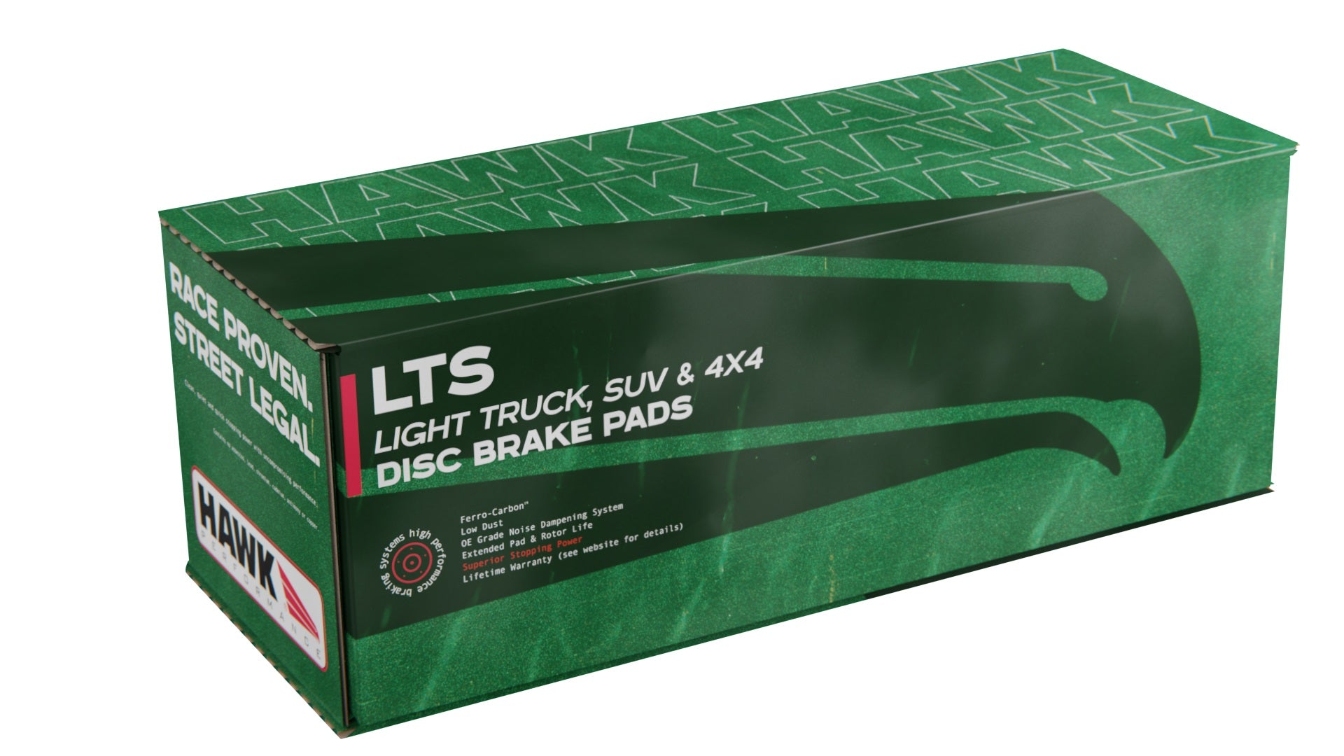 HB967Y.640 - Hawk LTS Brake Pads; Rear