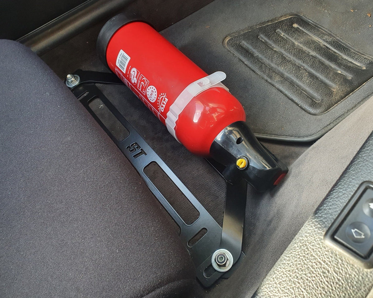 ST Trackparts Fire Extinguisher Mounting Bracket BMW M2,M3,M4, F87,F80,F82,E9X,E8X,F2X - product image 3