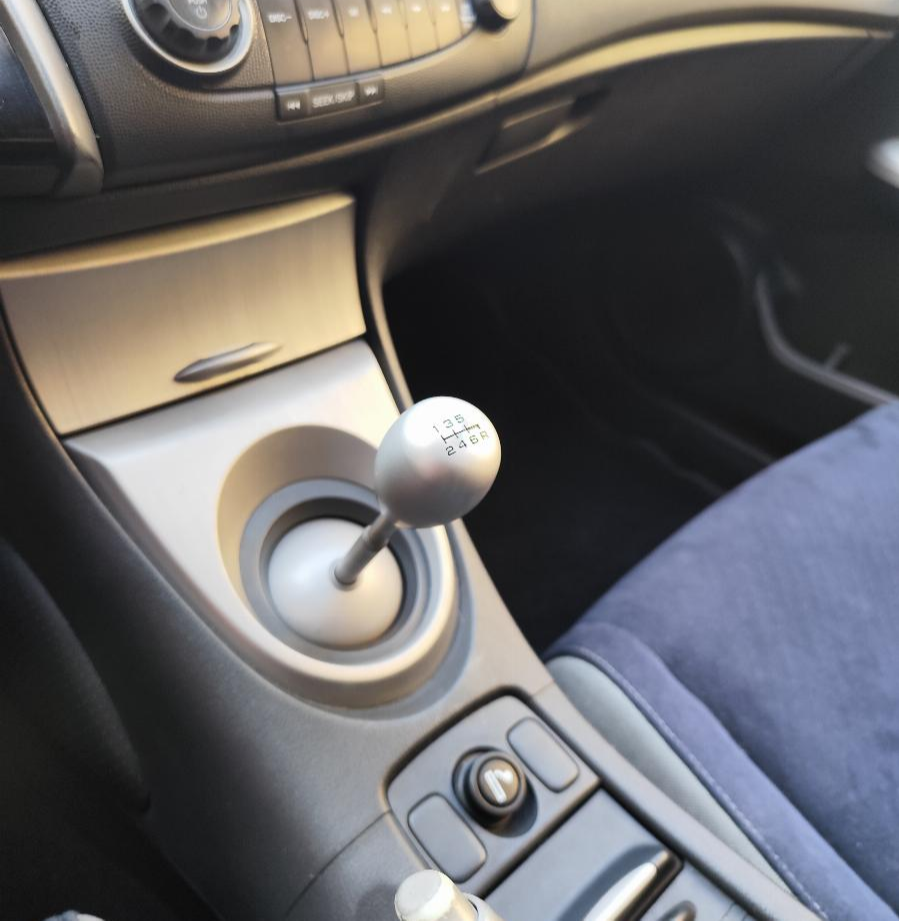 Genuine Honda 6 speed aluminium gear knob OEM manual transmission