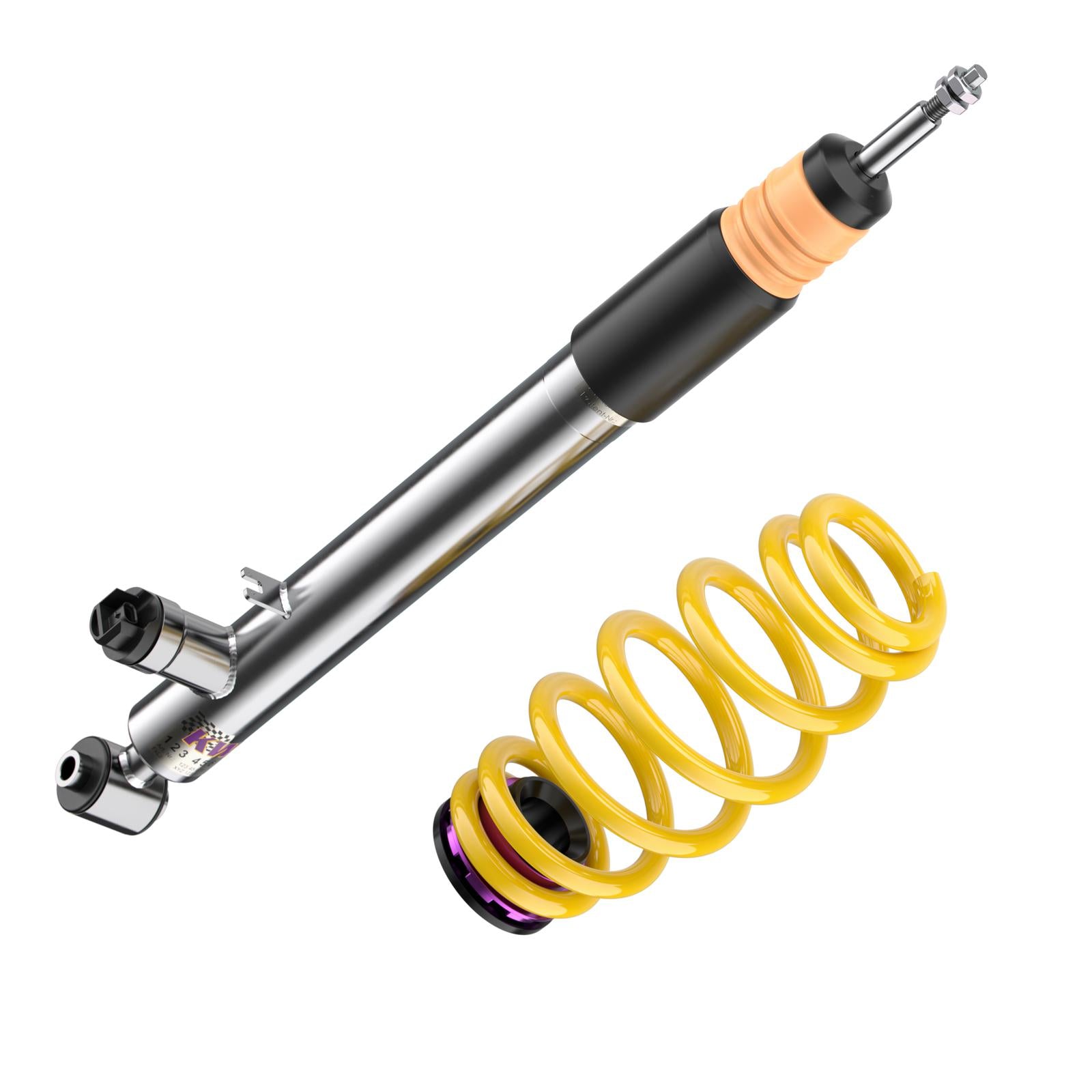 KW Variant 3 coilovers for Seat Leon Cupra 5F 4Drive with DCC delete kit installed