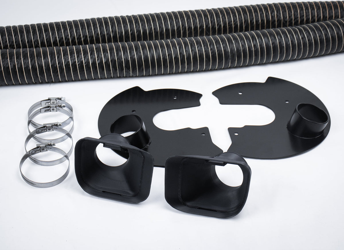 ST Trackparts BMW E36 Brake Cooling Kit (OEM-style funnels) - product image 1