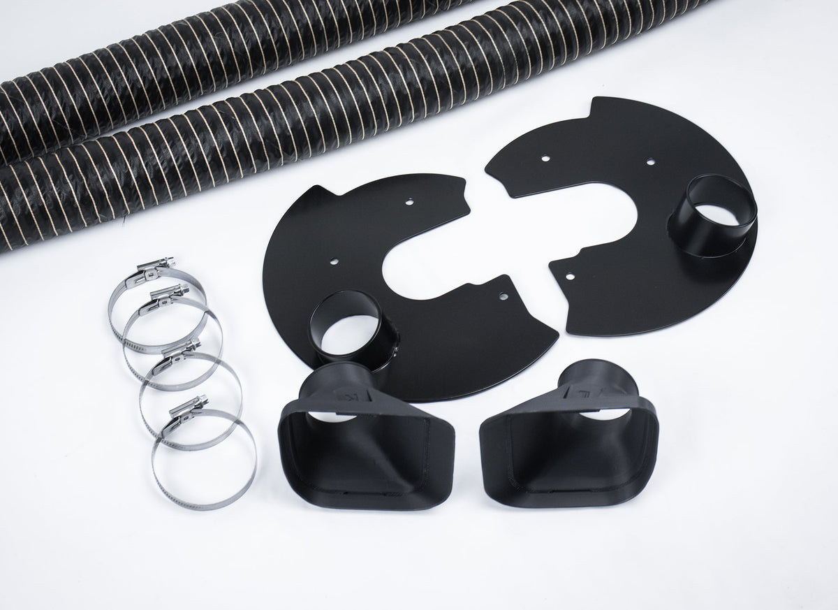 ST Trackparts BMW E36 Brake Cooling Kit (OEM-style funnels) - product image 2