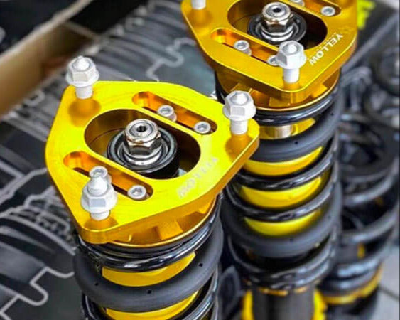 High-performance suspension systems, coilovers, and bushings for improved handling – available at Tourqe Lab.
