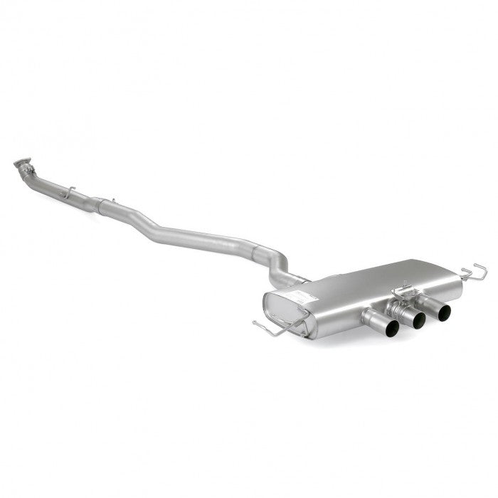REMUS Valvetronic Cat Back Exhaust System for Honda Civic Type R FK8 with black chrome carbon 98mm tailpipes