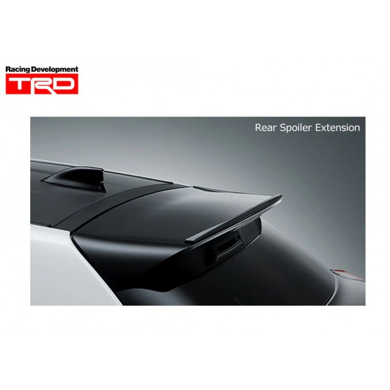 TRD GR front splitter and rear spoiler extension black for Toyota GR Yaris 2020+