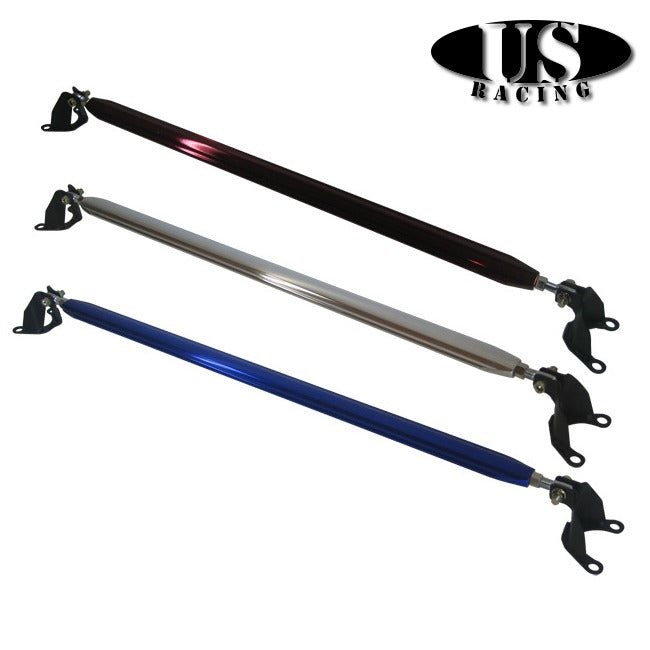 US-Racing Strutbrace Rear Upper B-Style Blue (Civic 87-01/CRX/Del Sol/Integra)